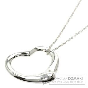Tiffany Co Open Heart Necklace Silver